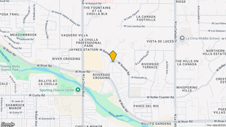 5461 N Willow Thicket Way Mapa y Detalles de la Ubicación