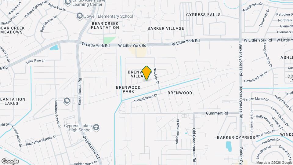 18743 S Lyford Dr Map and Location Details