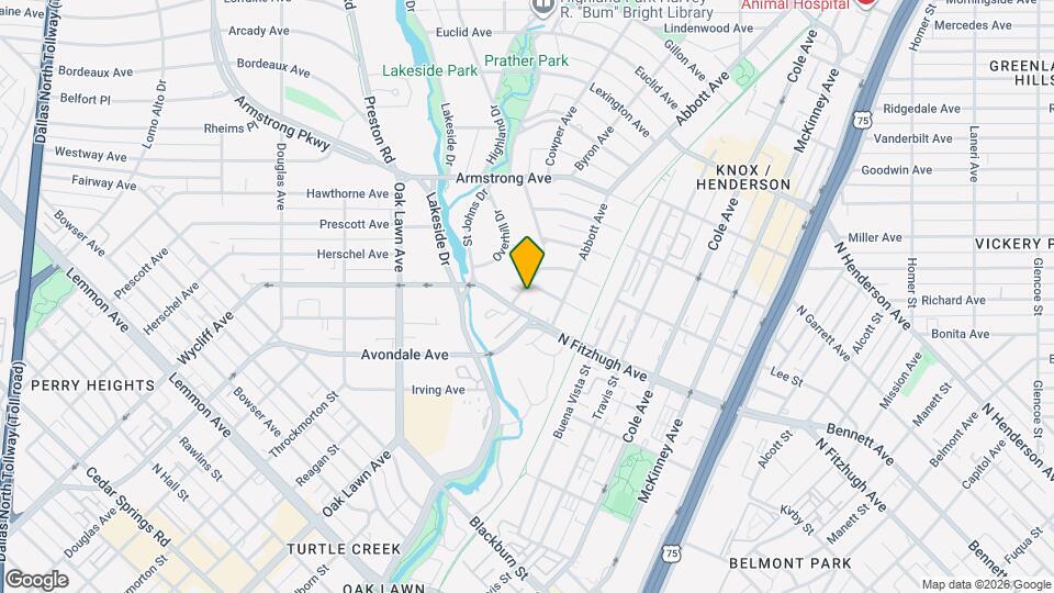 4212 Glenwood Ave Map and Location Details