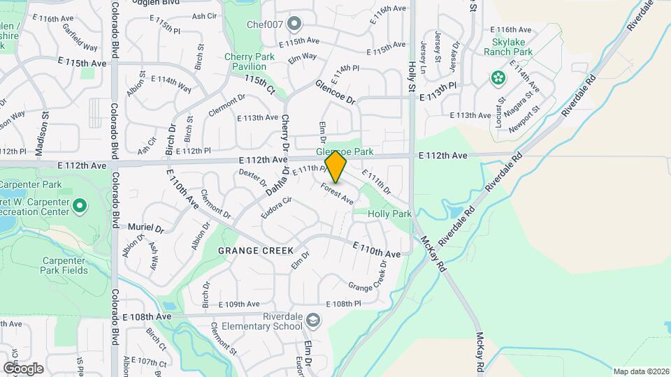 11156 Forest Ave Mapa y Detalles de la Ubicación