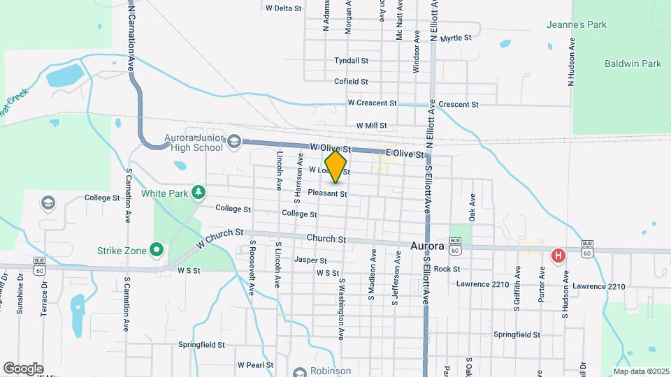 121 W Pleasant St Map and Location Details
