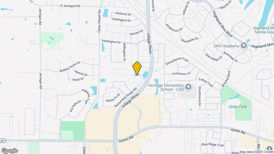 907 Saddle Brook Dr Map and Location Details