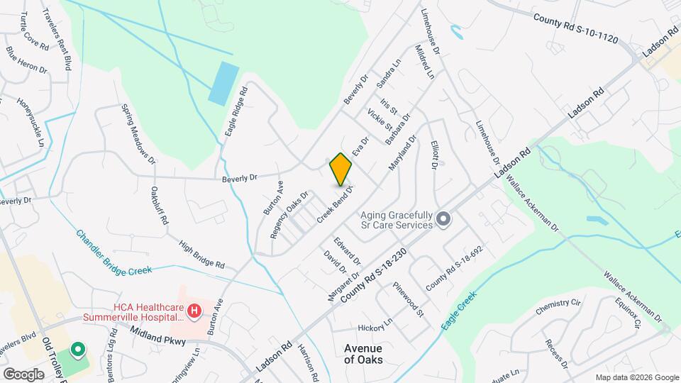 104 Slice Dr Mapa y Detalles de la Ubicación