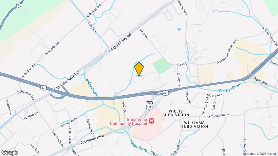 Greeneville Terrace Apartments Map and Location Details