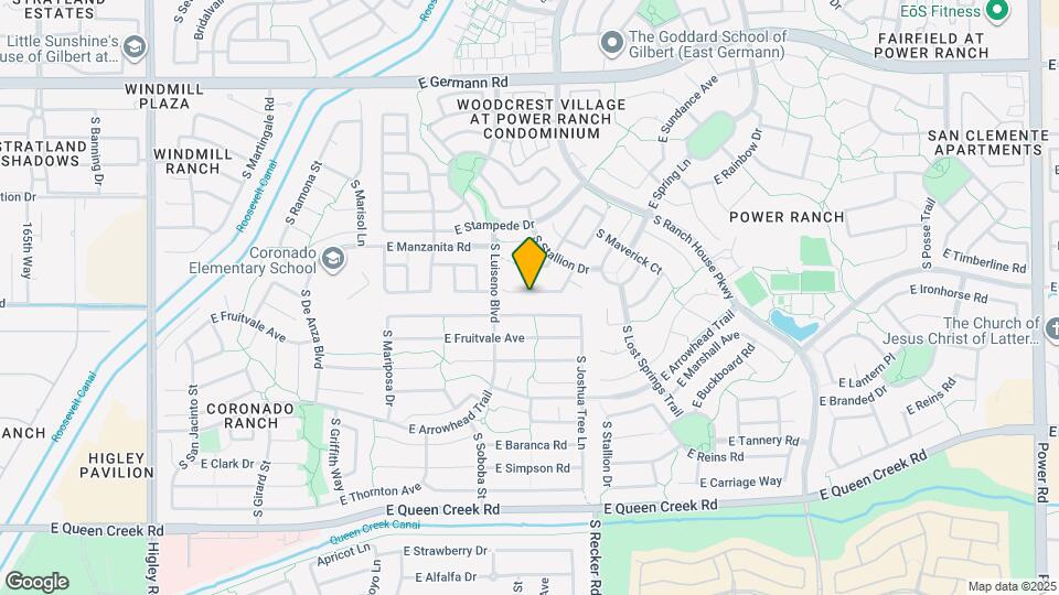 3861 E Ironhorse Ct Map and Location Details