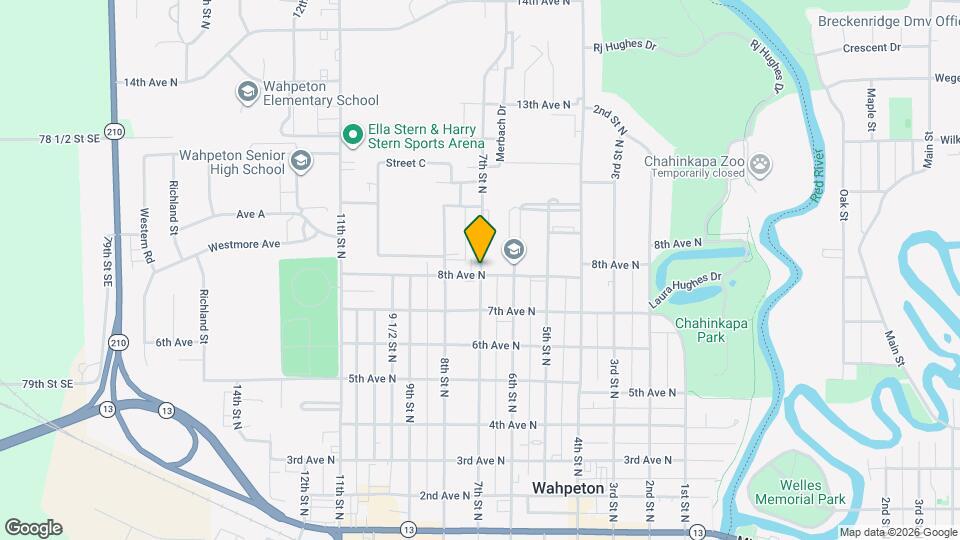 702 8th Ave N Map and Location Details