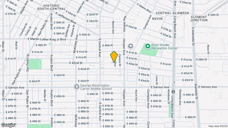 4177 Naomi Ave Map and Location Details