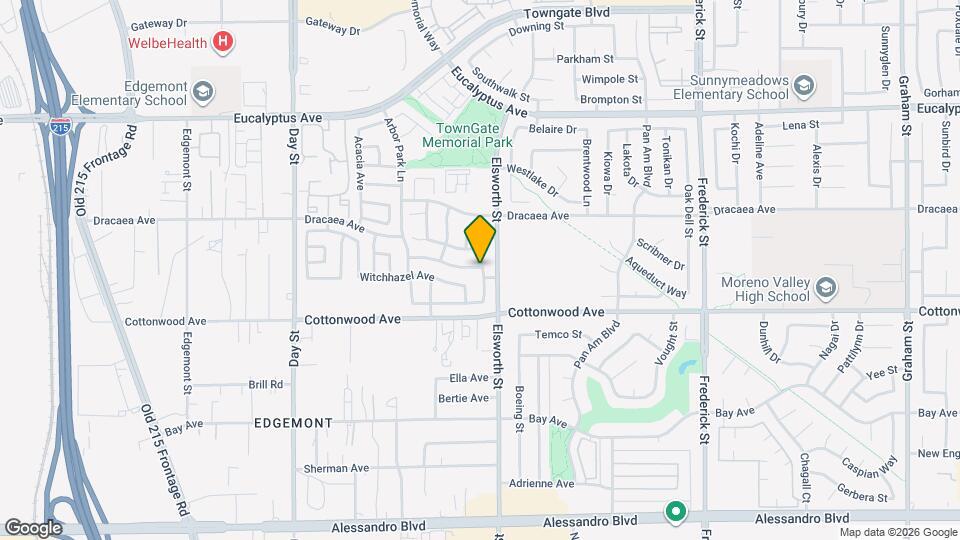 13403 Hawthorn Ave Mapa y Detalles de la Ubicación