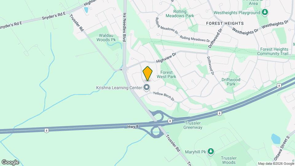 73 Golden Meadow Dr Map and Location Details