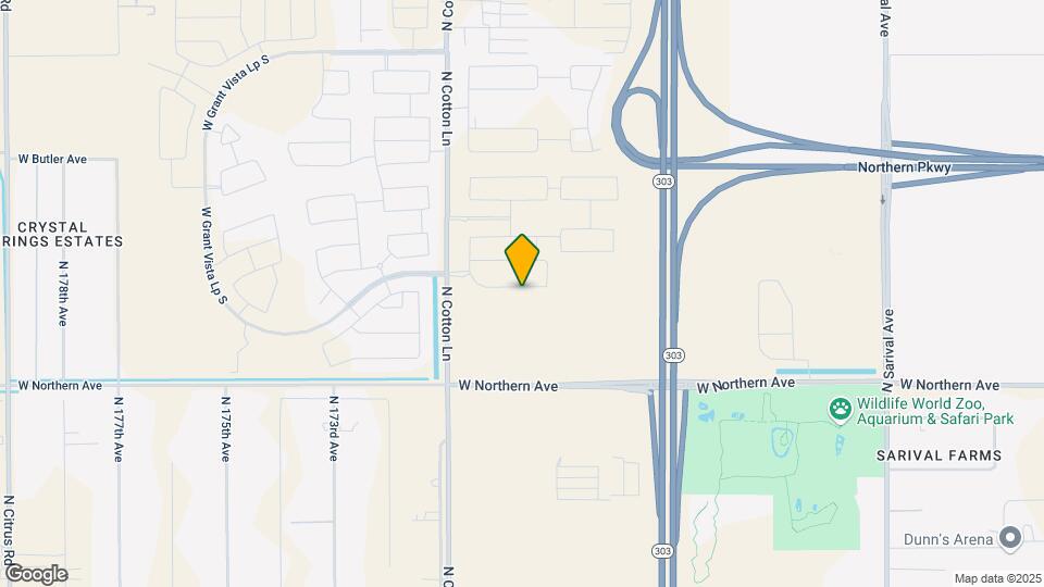16953 W Royal Palm Rd Map and Location Details