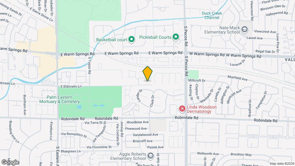 3154 E Eldorado Ln Mapa y Detalles de la Ubicación