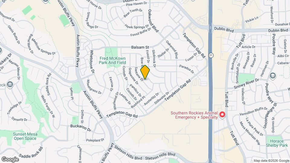 5851 Santana Dr Map and Location Details