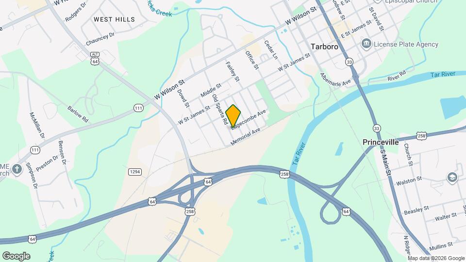 715 Edgecombe Ave Map and Location Details