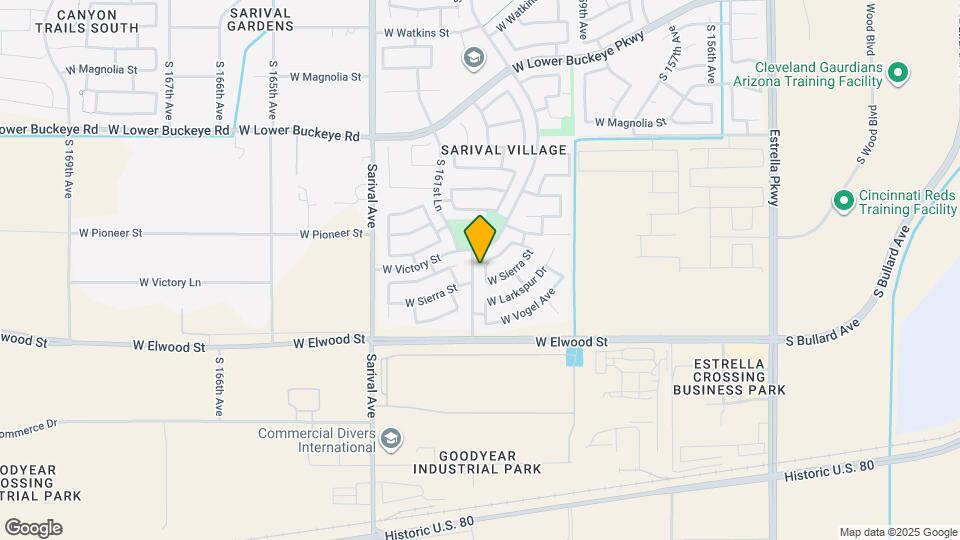 3422 S 160th Ln Map and Location Details