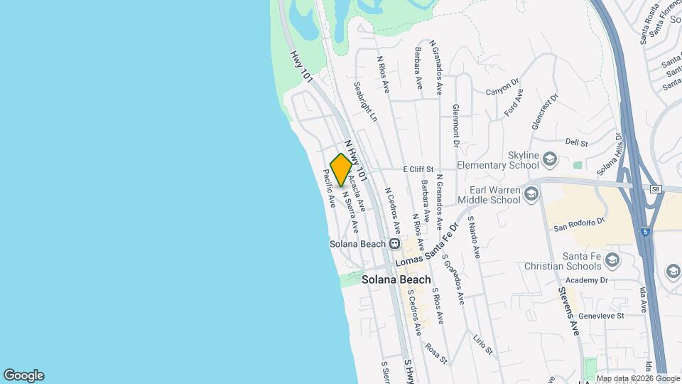 341 N Sierra Ave Map and Location Details