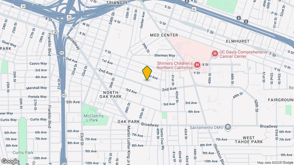 3927 2nd Ave Map and Location Details