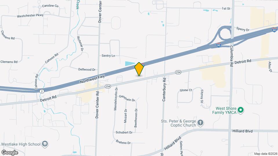 26650 Detroit Rd Map and Location Details