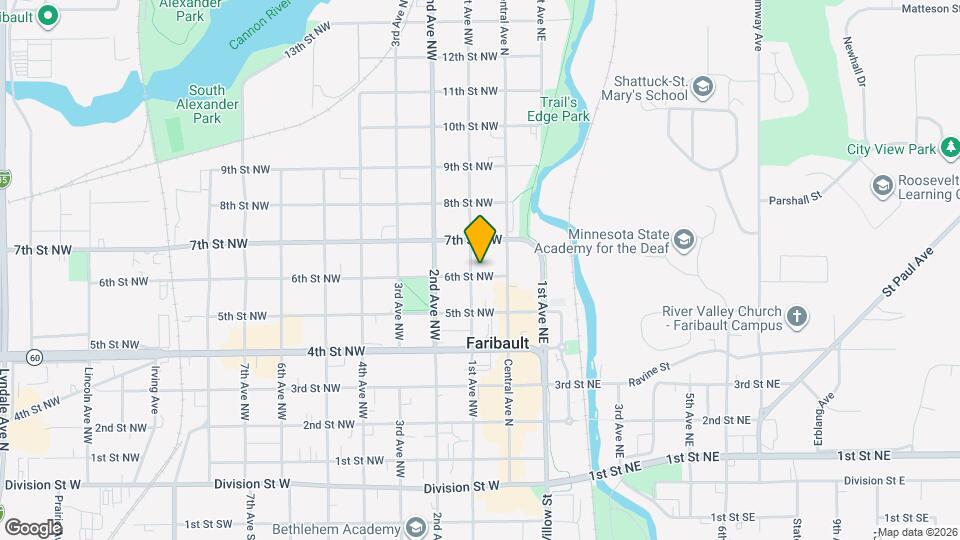 24 6th St NW Map and Location Details