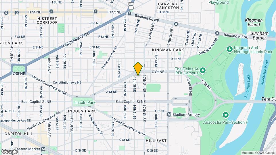 217 16th St NE Map and Location Details