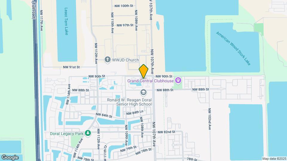 8999 NW 107th Ct Map and Location Details