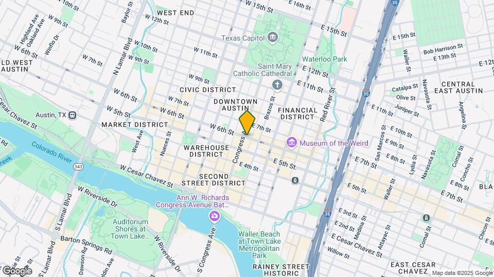 119 E 6th St Map and Location Details