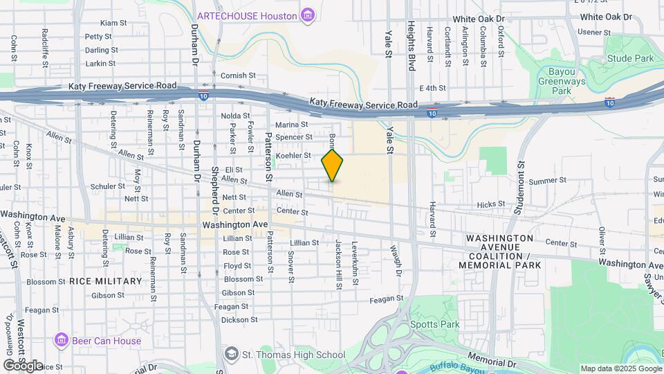 1245A Bonner St Map and Location Details