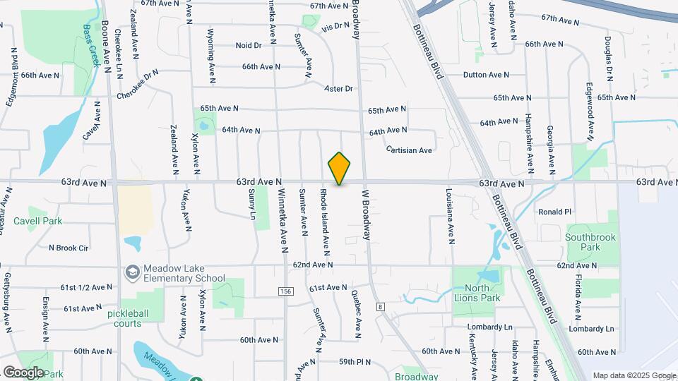 7615 63rd Ave N Mapa y Detalles de la Ubicación