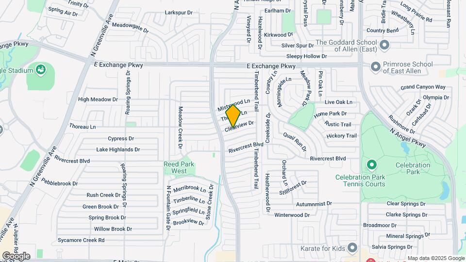 1308 Clearview Dr Map and Location Details
