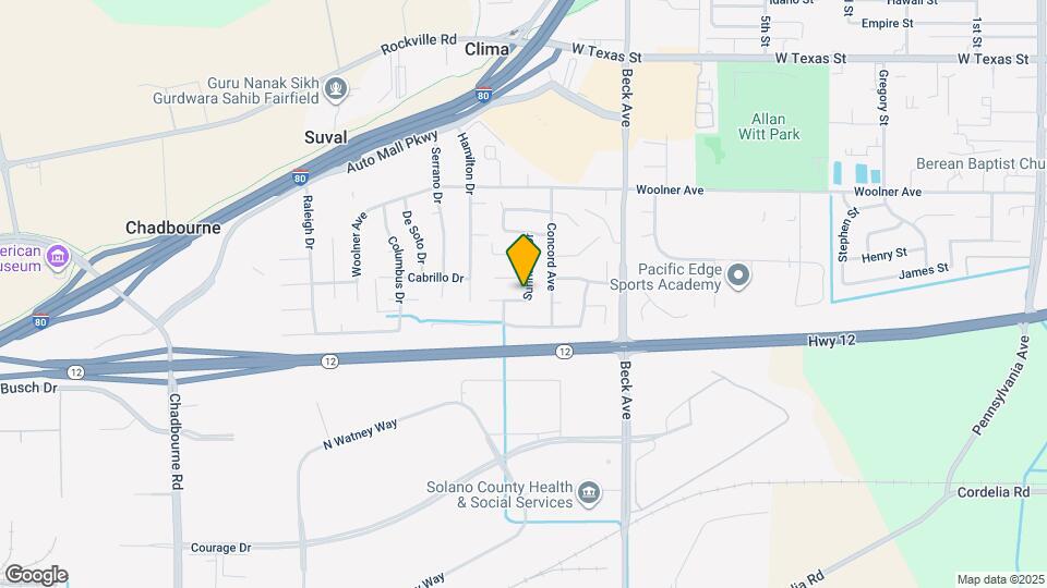 221 Sunhaven Dr Map and Location Details