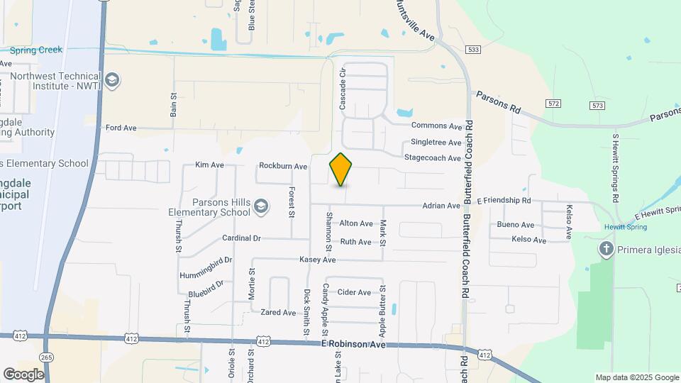 1232 Wilson St Map and Location Details