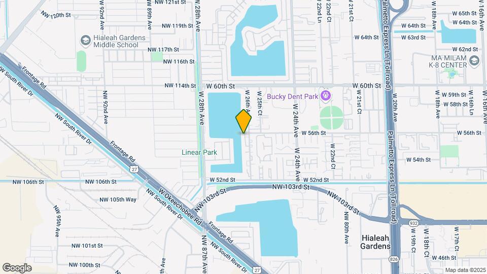 5530 W 26th Ct Map and Location Details