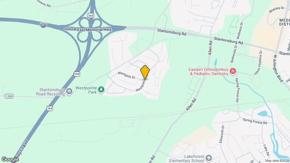 Greenpointe Apartments Map and Location Details