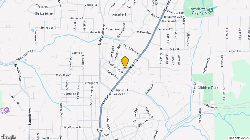907 Vandalia St Map and Location Details