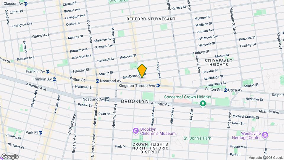 491 Tompkins Ave Map and Location Details