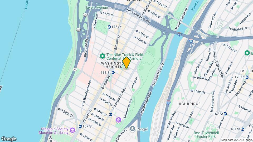 517-519 W 169th St Mapa y Detalles de la Ubicación