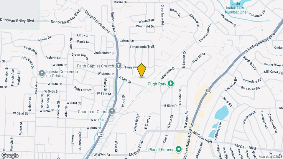 5605 Applewood Dr Map and Location Details