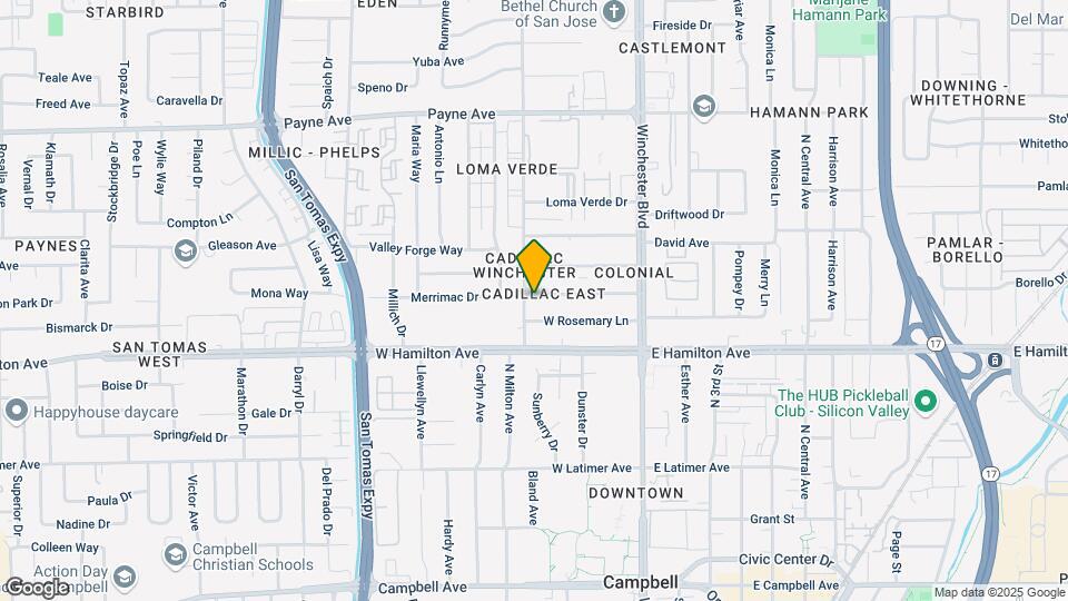1532 Eden Ave Map and Location Details