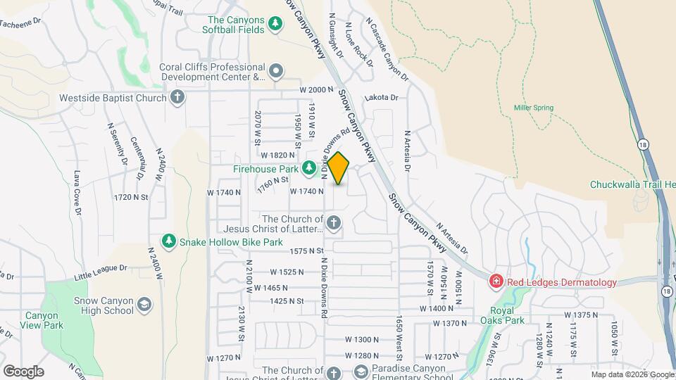 1806 N Dixie Downs Rd Map and Location Details