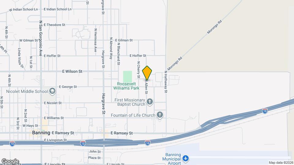 654 N Allen St Map and Location Details