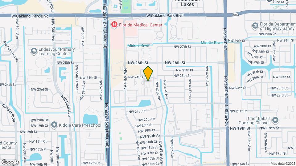 4780 NW 24th Ct Map and Location Details