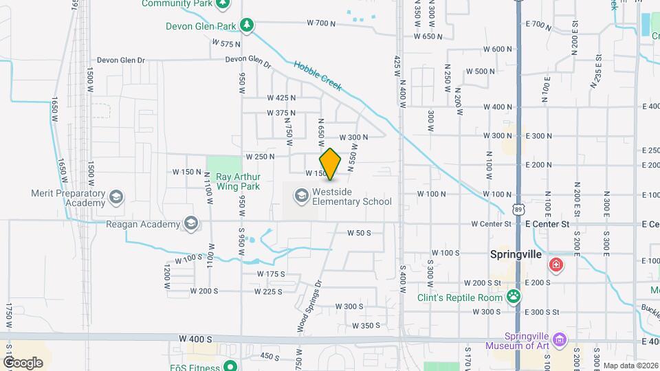 646 W 100 N Map and Location Details