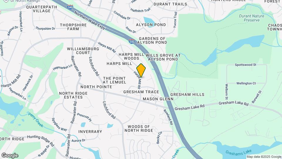 8715 Harps Mill Rd Map and Location Details