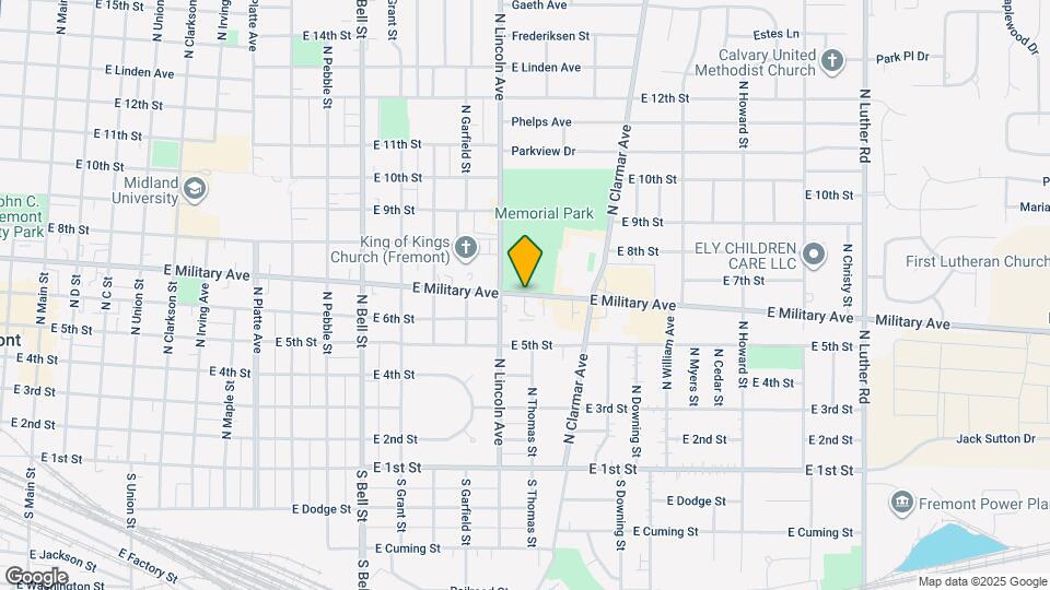 1617 E Military Ave Map and Location Details