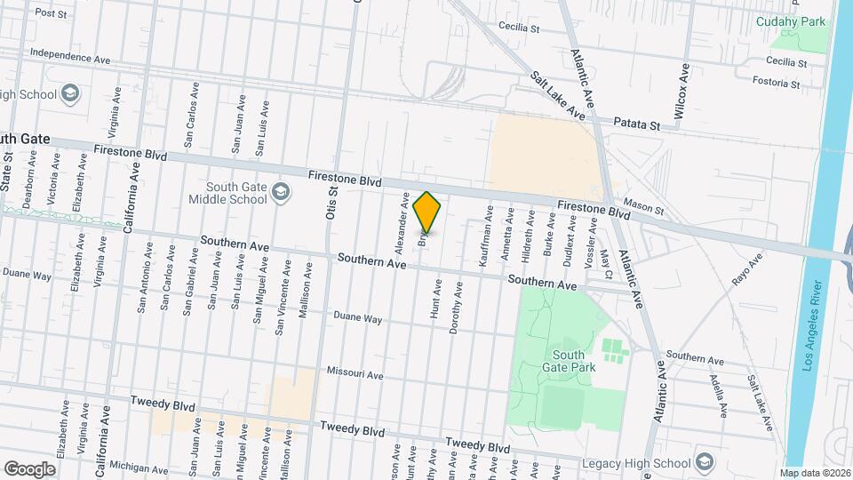 8970 Bryson Ave Map and Location Details