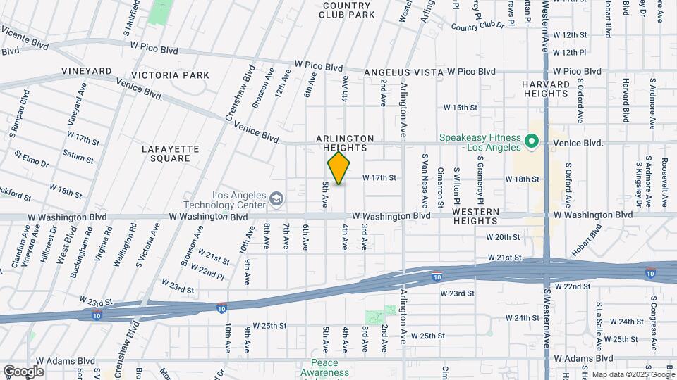 1717 4th Ave Mapa y Detalles de la Ubicación