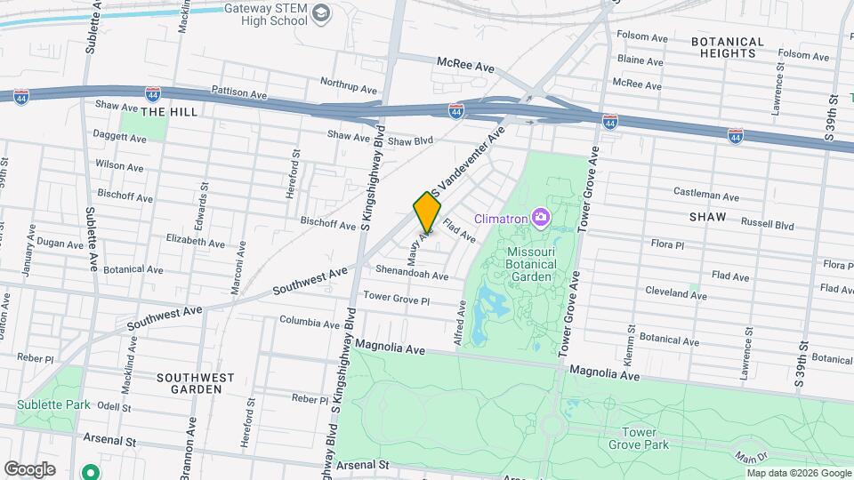 2130 Maury Ave, Unit 1S Map and Location Details