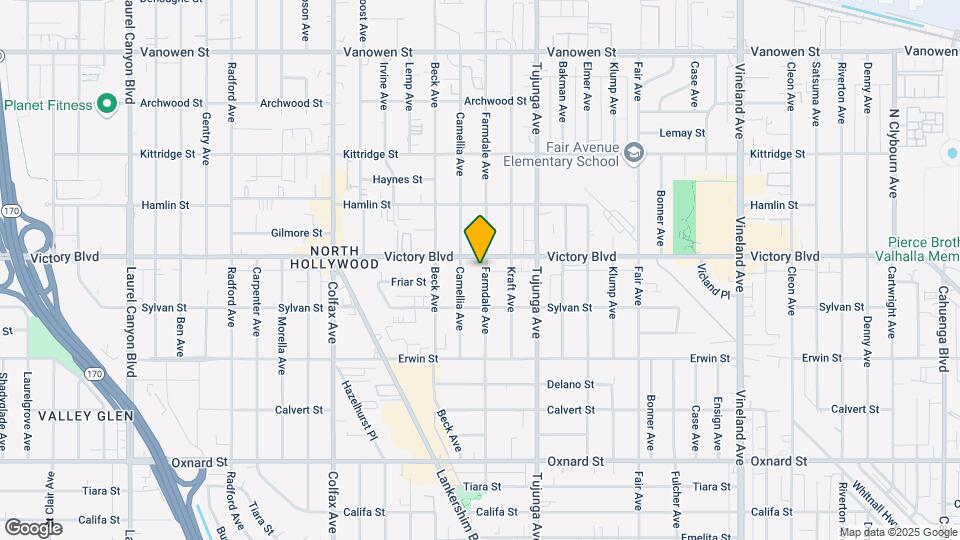 6345 Farmdale Ave, Unit 6345.5 Map and Location Details