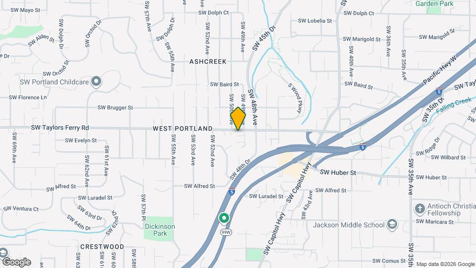 9811 SW 49th Ave Map and Location Details