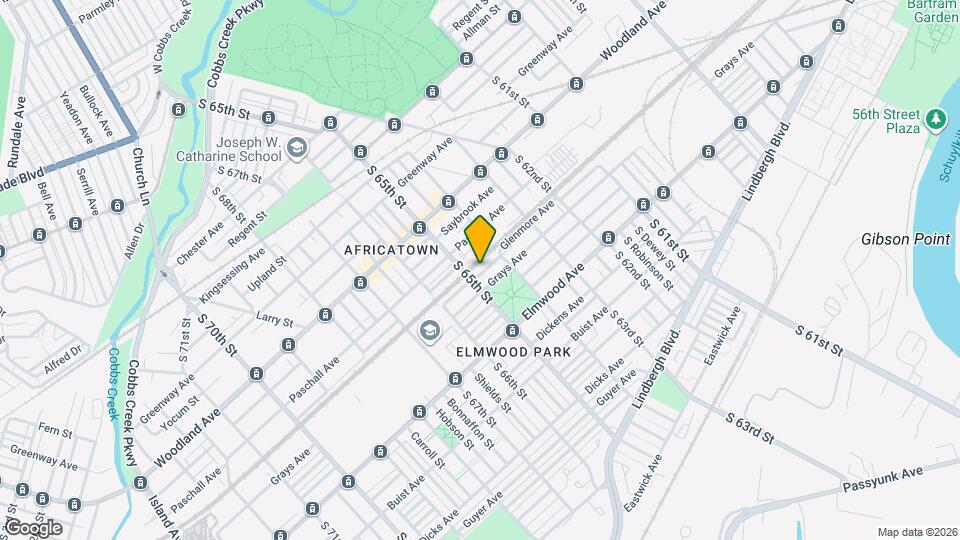 6439 Glenmore Ave Map and Location Details