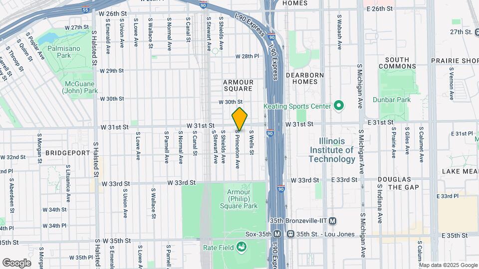 3119 S Princeton Ave-Unit -Unit 1F Map and Location Details